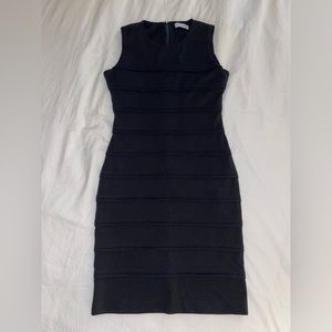 Calvin Klein Black Work Dress Business Casual Tank Top Size 2